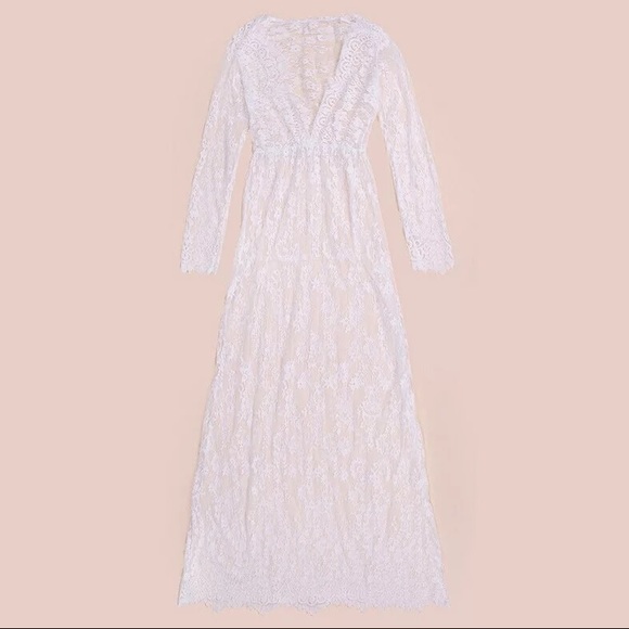 White lace maxi - Picture 2 of 7